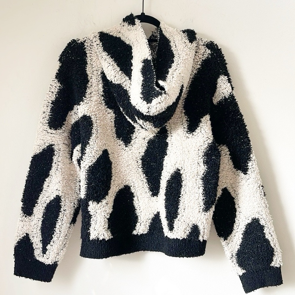 Sandy Liang X Target Leopard Print Sherpa Hooded … - image 5